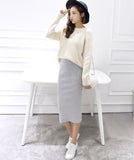 Sexy Wool Skirt