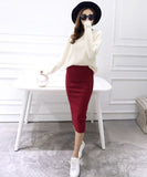 Sexy Wool Skirt