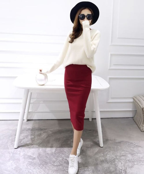 Sexy Wool Skirt