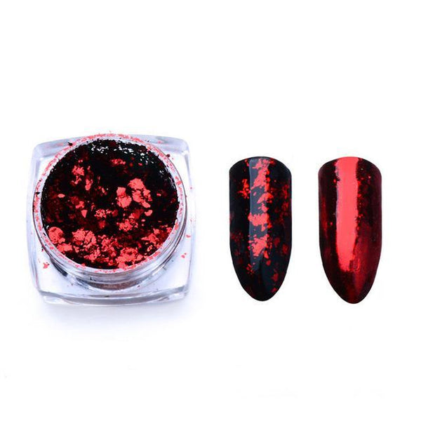 Magic Mirror Nail Powder Decoration