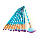 Diamond Makeup Brushes Set