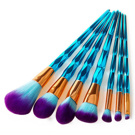 Diamond Makeup Brushes Set