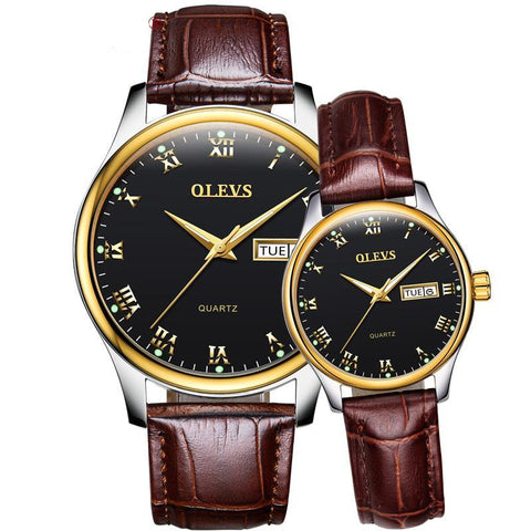 Business Watches Leather Strap